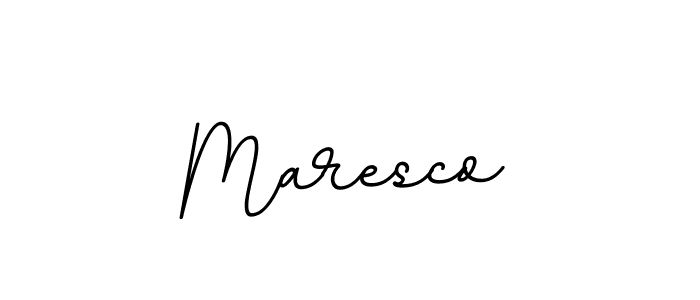 Make a beautiful signature design for name Maresco. With this signature (BallpointsItalic-DORy9) style, you can create a handwritten signature for free. Maresco signature style 11 images and pictures png