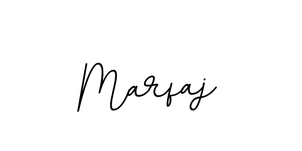 Create a beautiful signature design for name Marfaj. With this signature (BallpointsItalic-DORy9) fonts, you can make a handwritten signature for free. Marfaj signature style 11 images and pictures png