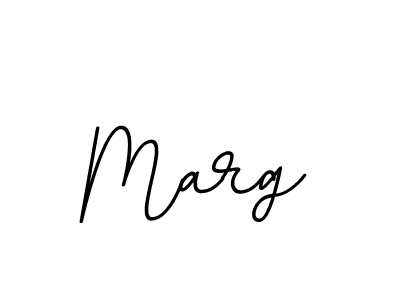How to make Marg name signature. Use BallpointsItalic-DORy9 style for creating short signs online. This is the latest handwritten sign. Marg signature style 11 images and pictures png