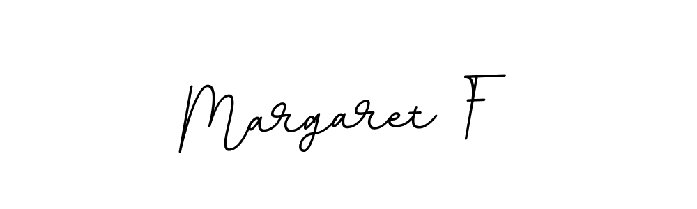 Design your own signature with our free online signature maker. With this signature software, you can create a handwritten (BallpointsItalic-DORy9) signature for name Margaret F. Margaret F signature style 11 images and pictures png