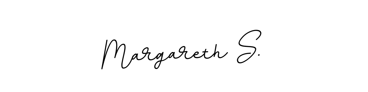 Also You can easily find your signature by using the search form. We will create Margareth S. name handwritten signature images for you free of cost using BallpointsItalic-DORy9 sign style. Margareth S. signature style 11 images and pictures png