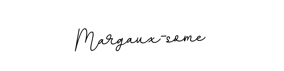 if you are searching for the best signature style for your name Margaux-some. so please give up your signature search. here we have designed multiple signature styles  using BallpointsItalic-DORy9. Margaux-some signature style 11 images and pictures png