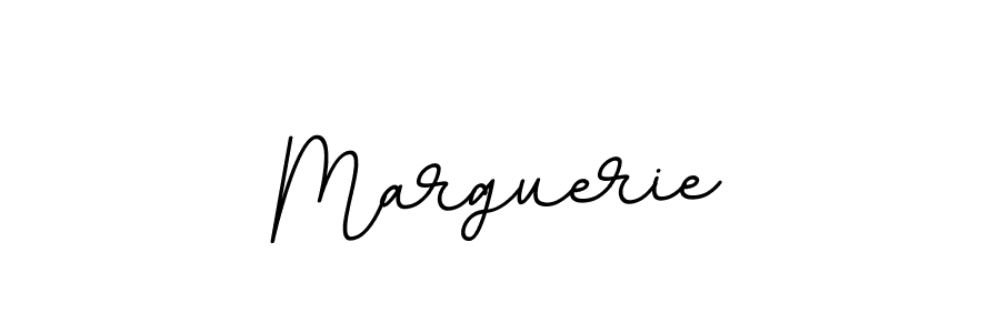 Design your own signature with our free online signature maker. With this signature software, you can create a handwritten (BallpointsItalic-DORy9) signature for name Marguerie. Marguerie signature style 11 images and pictures png