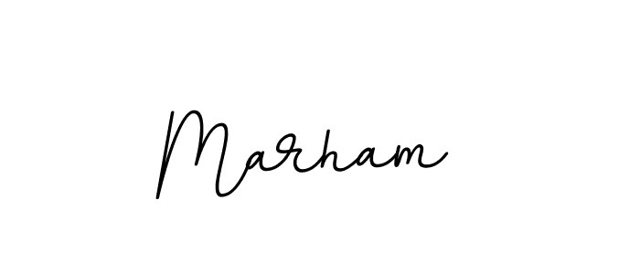 How to make Marham  signature? BallpointsItalic-DORy9 is a professional autograph style. Create handwritten signature for Marham  name. Marham  signature style 11 images and pictures png