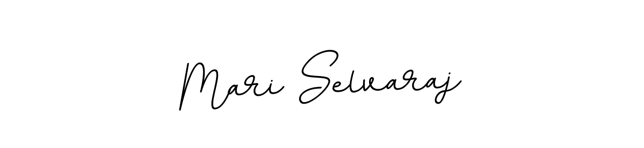 Use a signature maker to create a handwritten signature online. With this signature software, you can design (BallpointsItalic-DORy9) your own signature for name Mari Selvaraj. Mari Selvaraj signature style 11 images and pictures png