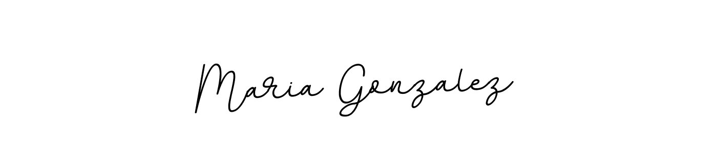 Design your own signature with our free online signature maker. With this signature software, you can create a handwritten (BallpointsItalic-DORy9) signature for name Maria Gonzalez. Maria Gonzalez signature style 11 images and pictures png