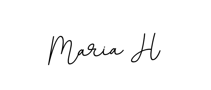 This is the best signature style for the Maria H name. Also you like these signature font (BallpointsItalic-DORy9). Mix name signature. Maria H signature style 11 images and pictures png