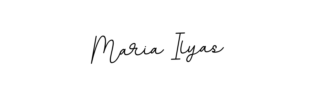 This is the best signature style for the Maria Ilyas name. Also you like these signature font (BallpointsItalic-DORy9). Mix name signature. Maria Ilyas signature style 11 images and pictures png