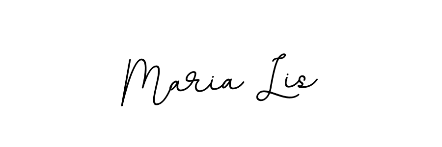 Make a beautiful signature design for name Maria Lis. With this signature (BallpointsItalic-DORy9) style, you can create a handwritten signature for free. Maria Lis signature style 11 images and pictures png