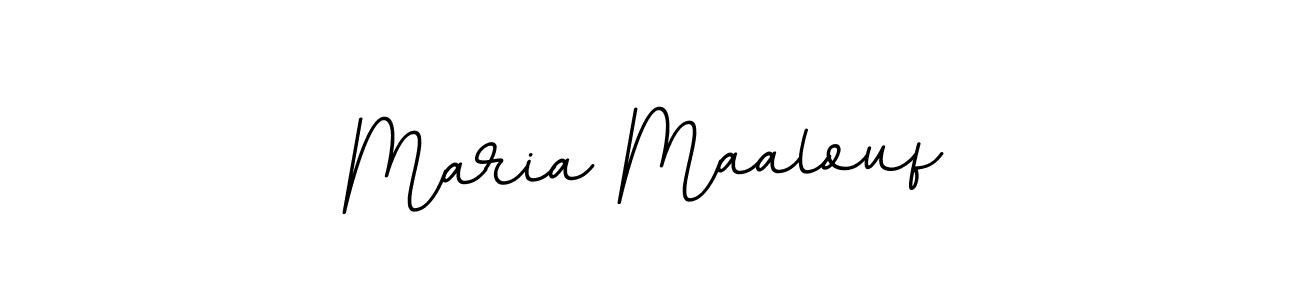 You should practise on your own different ways (BallpointsItalic-DORy9) to write your name (Maria Maalouf) in signature. don't let someone else do it for you. Maria Maalouf signature style 11 images and pictures png