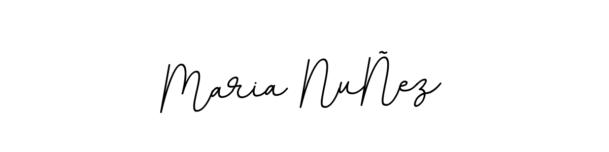 Make a beautiful signature design for name Maria NuÑez. With this signature (BallpointsItalic-DORy9) style, you can create a handwritten signature for free. Maria NuÑez signature style 11 images and pictures png