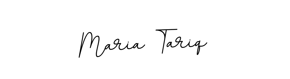 Use a signature maker to create a handwritten signature online. With this signature software, you can design (BallpointsItalic-DORy9) your own signature for name Maria Tariq. Maria Tariq signature style 11 images and pictures png