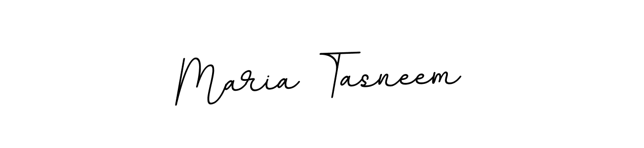 Design your own signature with our free online signature maker. With this signature software, you can create a handwritten (BallpointsItalic-DORy9) signature for name Maria Tasneem. Maria Tasneem signature style 11 images and pictures png