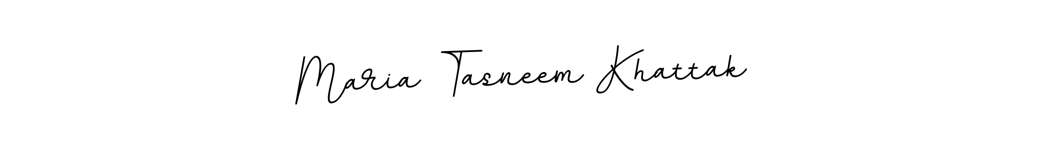 How to make Maria Tasneem Khattak name signature. Use BallpointsItalic-DORy9 style for creating short signs online. This is the latest handwritten sign. Maria Tasneem Khattak signature style 11 images and pictures png