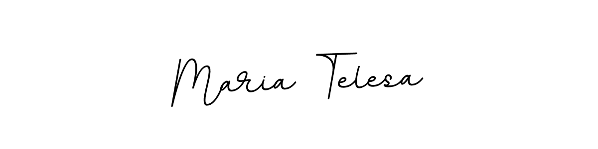 Use a signature maker to create a handwritten signature online. With this signature software, you can design (BallpointsItalic-DORy9) your own signature for name Maria Telesa. Maria Telesa signature style 11 images and pictures png