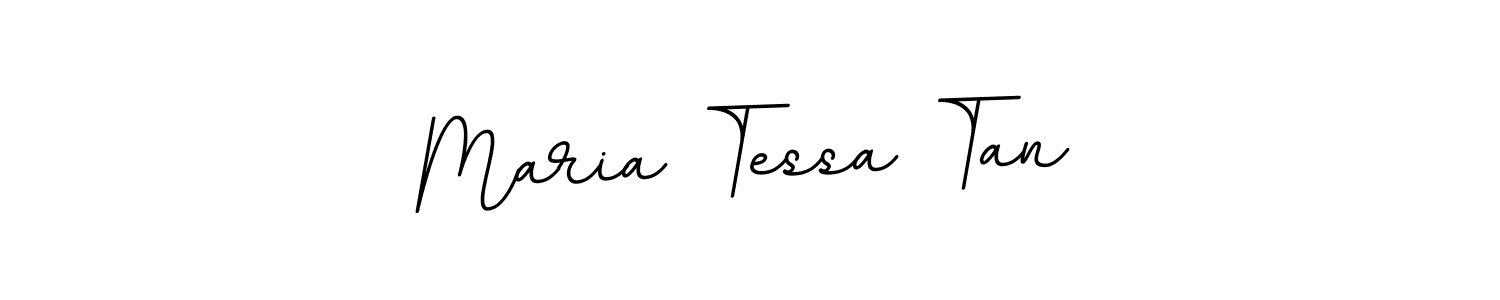 Make a beautiful signature design for name Maria Tessa Tan. With this signature (BallpointsItalic-DORy9) style, you can create a handwritten signature for free. Maria Tessa Tan signature style 11 images and pictures png