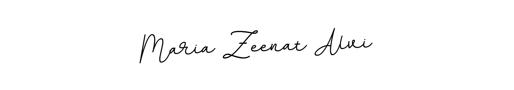 Use a signature maker to create a handwritten signature online. With this signature software, you can design (BallpointsItalic-DORy9) your own signature for name Maria Zeenat Alvi. Maria Zeenat Alvi signature style 11 images and pictures png