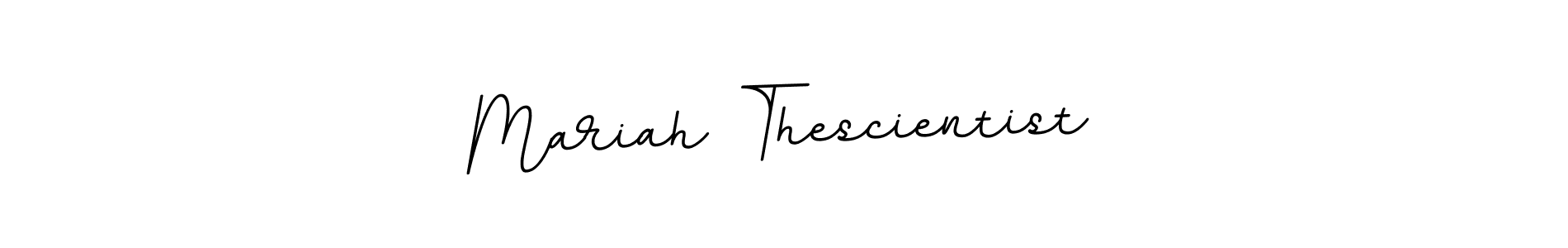 Design your own signature with our free online signature maker. With this signature software, you can create a handwritten (BallpointsItalic-DORy9) signature for name Mariah Thescientist. Mariah Thescientist signature style 11 images and pictures png