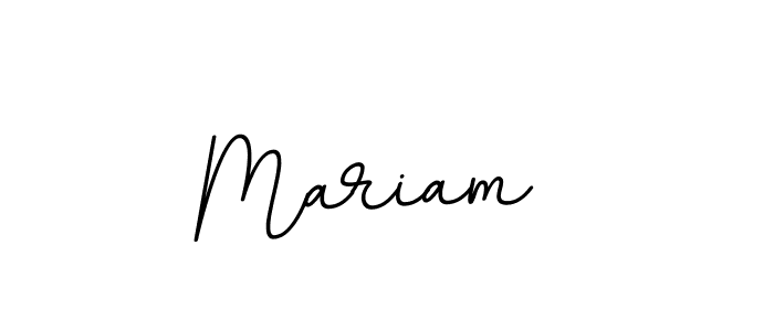 Design your own signature with our free online signature maker. With this signature software, you can create a handwritten (BallpointsItalic-DORy9) signature for name Mariam . Mariam  signature style 11 images and pictures png