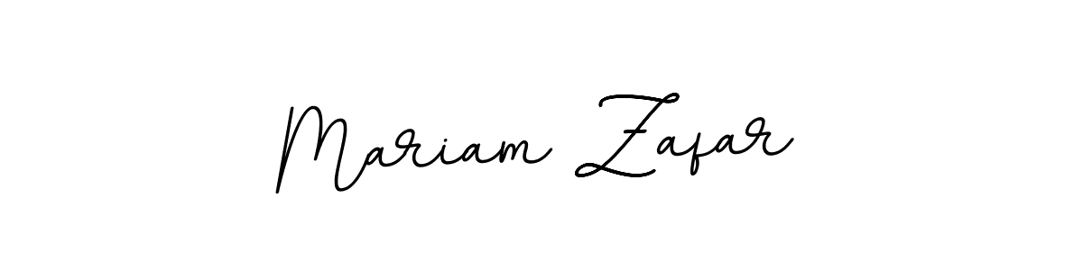 How to make Mariam Zafar name signature. Use BallpointsItalic-DORy9 style for creating short signs online. This is the latest handwritten sign. Mariam Zafar signature style 11 images and pictures png