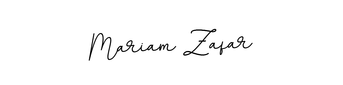 Create a beautiful signature design for name Mariam Zafar. With this signature (BallpointsItalic-DORy9) fonts, you can make a handwritten signature for free. Mariam Zafar signature style 11 images and pictures png