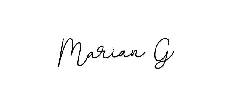 Make a beautiful signature design for name Marian G. Use this online signature maker to create a handwritten signature for free. Marian G signature style 11 images and pictures png