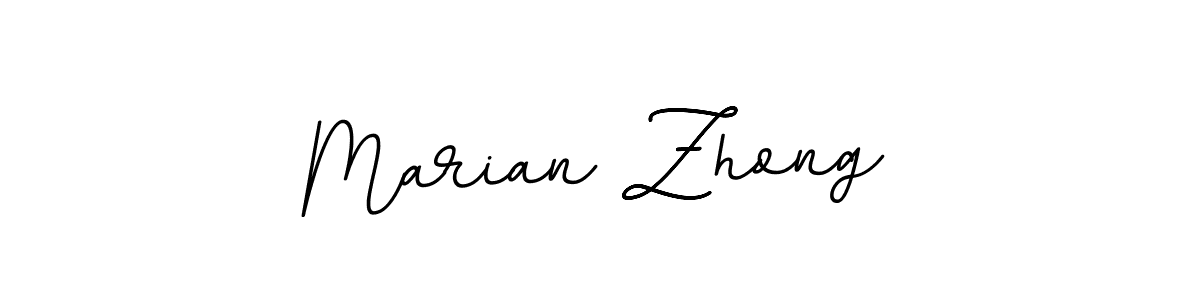 You should practise on your own different ways (BallpointsItalic-DORy9) to write your name (Marian Zhong) in signature. don't let someone else do it for you. Marian Zhong signature style 11 images and pictures png