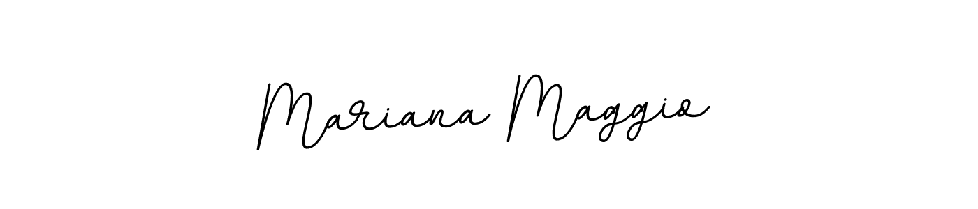 You should practise on your own different ways (BallpointsItalic-DORy9) to write your name (Mariana Maggio) in signature. don't let someone else do it for you. Mariana Maggio signature style 11 images and pictures png