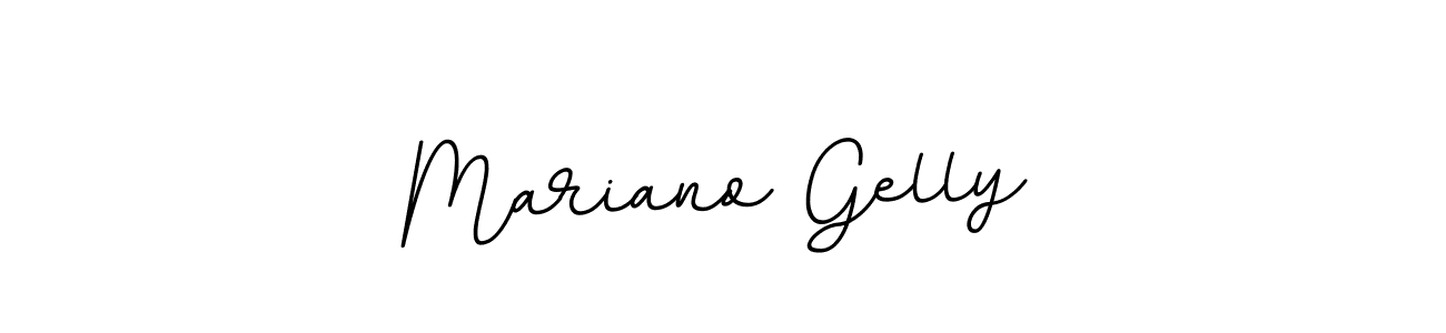 Create a beautiful signature design for name Mariano Gelly. With this signature (BallpointsItalic-DORy9) fonts, you can make a handwritten signature for free. Mariano Gelly signature style 11 images and pictures png