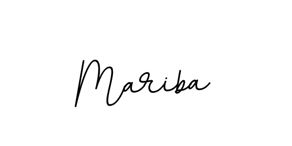 The best way (BallpointsItalic-DORy9) to make a short signature is to pick only two or three words in your name. The name Mariba include a total of six letters. For converting this name. Mariba signature style 11 images and pictures png