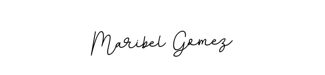 Create a beautiful signature design for name Maribel Gomez. With this signature (BallpointsItalic-DORy9) fonts, you can make a handwritten signature for free. Maribel Gomez signature style 11 images and pictures png