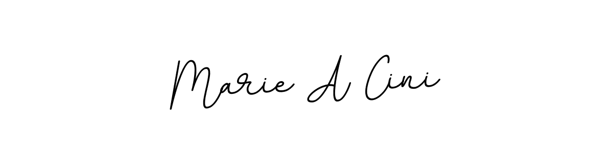 Make a beautiful signature design for name Marie A Cini. Use this online signature maker to create a handwritten signature for free. Marie A Cini signature style 11 images and pictures png