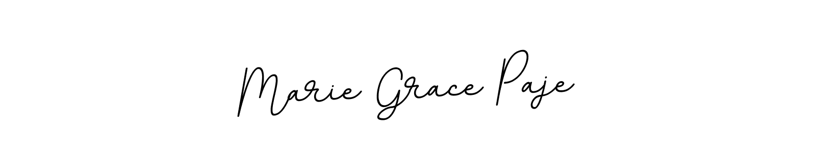 You should practise on your own different ways (BallpointsItalic-DORy9) to write your name (Marie Grace Paje) in signature. don't let someone else do it for you. Marie Grace Paje signature style 11 images and pictures png