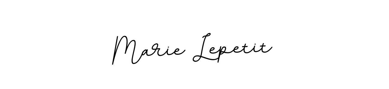 Design your own signature with our free online signature maker. With this signature software, you can create a handwritten (BallpointsItalic-DORy9) signature for name Marie Lepetit. Marie Lepetit signature style 11 images and pictures png