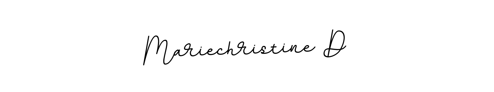 Also we have Mariechristine D name is the best signature style. Create professional handwritten signature collection using BallpointsItalic-DORy9 autograph style. Mariechristine D signature style 11 images and pictures png