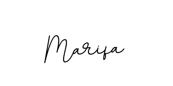 Make a beautiful signature design for name Marifa. With this signature (BallpointsItalic-DORy9) style, you can create a handwritten signature for free. Marifa signature style 11 images and pictures png