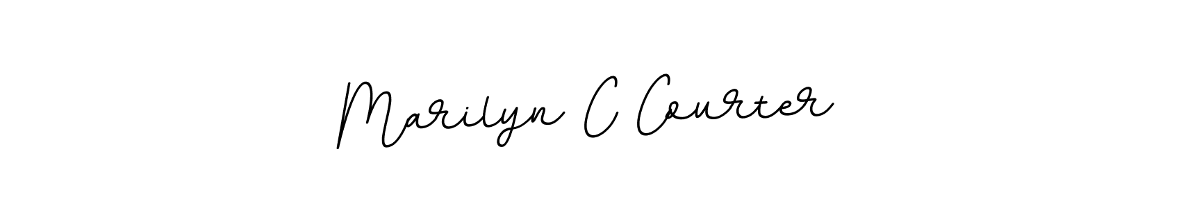 Make a beautiful signature design for name Marilyn C Courter. Use this online signature maker to create a handwritten signature for free. Marilyn C Courter signature style 11 images and pictures png