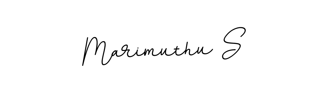 It looks lik you need a new signature style for name Marimuthu S. Design unique handwritten (BallpointsItalic-DORy9) signature with our free signature maker in just a few clicks. Marimuthu S signature style 11 images and pictures png