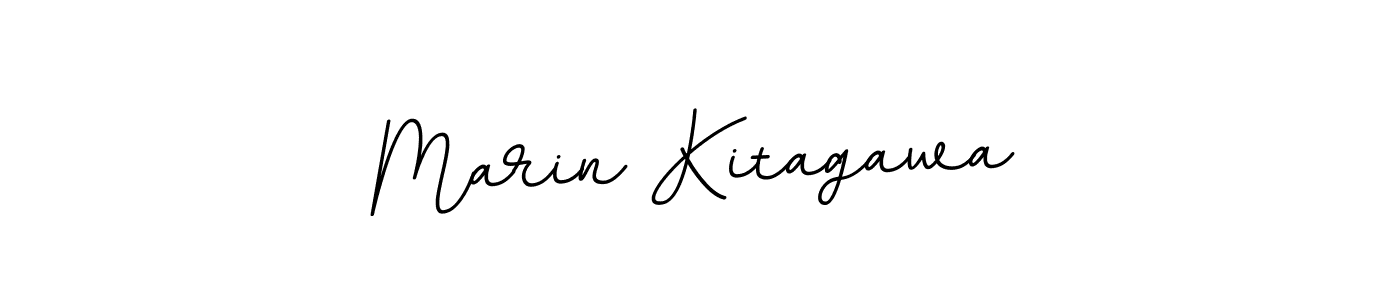 Create a beautiful signature design for name Marin Kitagawa. With this signature (BallpointsItalic-DORy9) fonts, you can make a handwritten signature for free. Marin Kitagawa signature style 11 images and pictures png