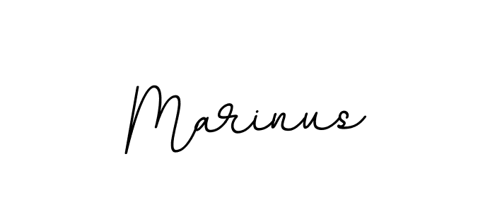 How to make Marinus name signature. Use BallpointsItalic-DORy9 style for creating short signs online. This is the latest handwritten sign. Marinus signature style 11 images and pictures png