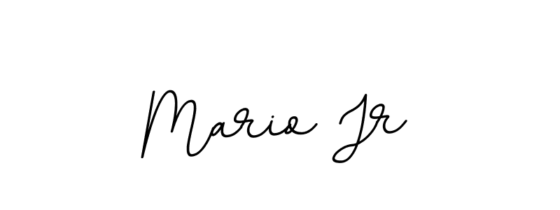 How to make Mario Jr name signature. Use BallpointsItalic-DORy9 style for creating short signs online. This is the latest handwritten sign. Mario Jr signature style 11 images and pictures png