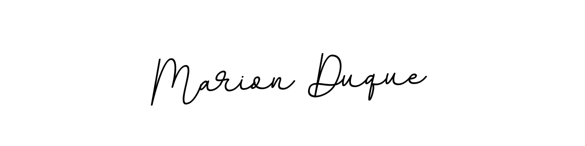 Make a beautiful signature design for name Marion Duque. With this signature (BallpointsItalic-DORy9) style, you can create a handwritten signature for free. Marion Duque signature style 11 images and pictures png