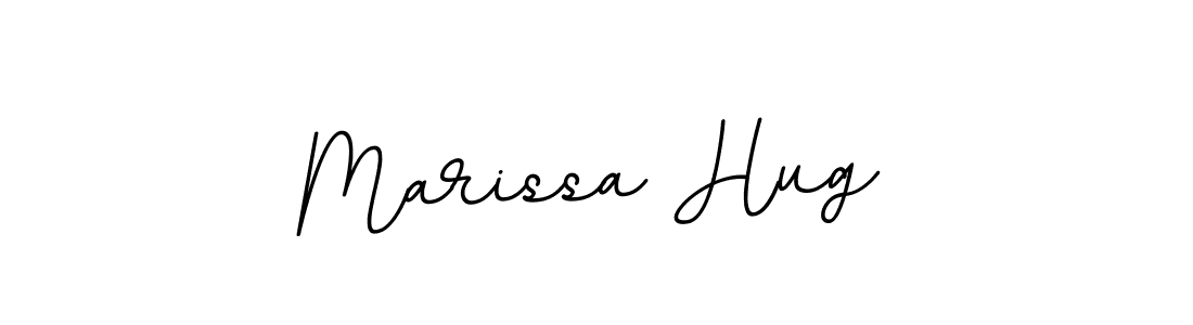 You should practise on your own different ways (BallpointsItalic-DORy9) to write your name (Marissa Hug) in signature. don't let someone else do it for you. Marissa Hug signature style 11 images and pictures png