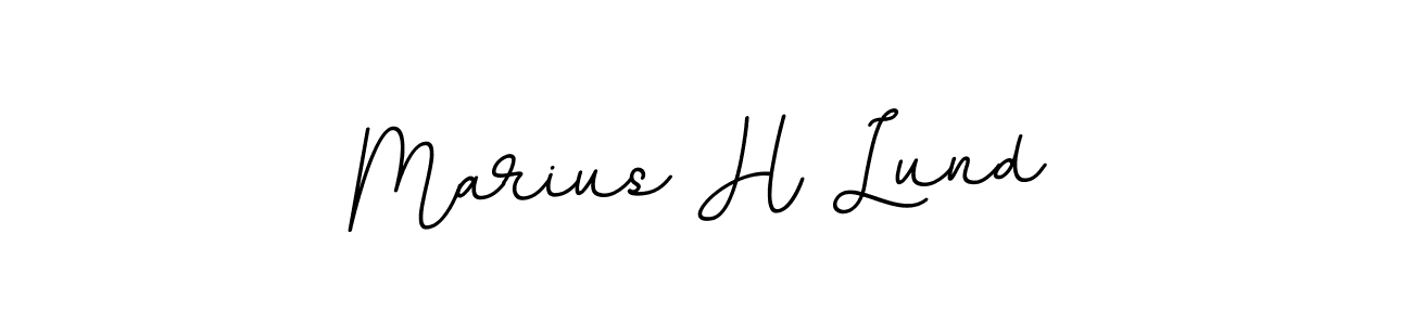 The best way (BallpointsItalic-DORy9) to make a short signature is to pick only two or three words in your name. The name Marius H Lund include a total of six letters. For converting this name. Marius H Lund signature style 11 images and pictures png