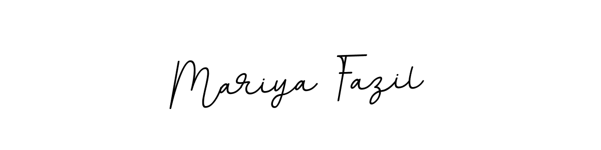 Create a beautiful signature design for name Mariya Fazil. With this signature (BallpointsItalic-DORy9) fonts, you can make a handwritten signature for free. Mariya Fazil signature style 11 images and pictures png