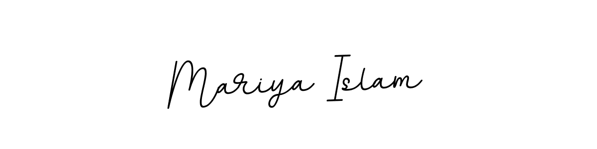 How to make Mariya Islam signature? BallpointsItalic-DORy9 is a professional autograph style. Create handwritten signature for Mariya Islam name. Mariya Islam signature style 11 images and pictures png