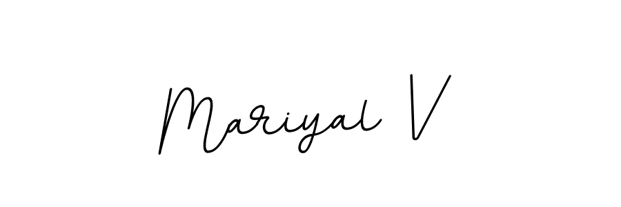 How to make Mariyal V signature? BallpointsItalic-DORy9 is a professional autograph style. Create handwritten signature for Mariyal V name. Mariyal V signature style 11 images and pictures png