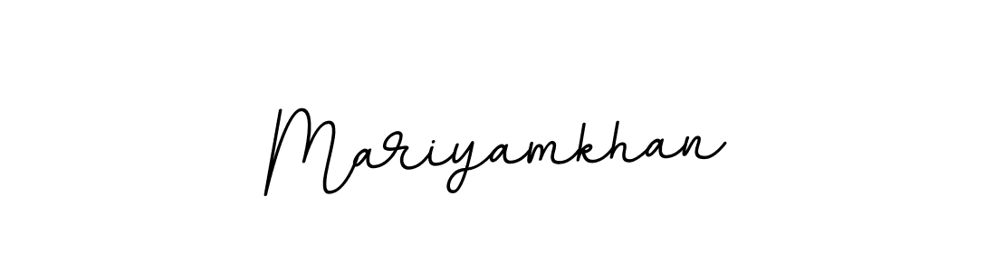 Mariyamkhan stylish signature style. Best Handwritten Sign (BallpointsItalic-DORy9) for my name. Handwritten Signature Collection Ideas for my name Mariyamkhan. Mariyamkhan signature style 11 images and pictures png