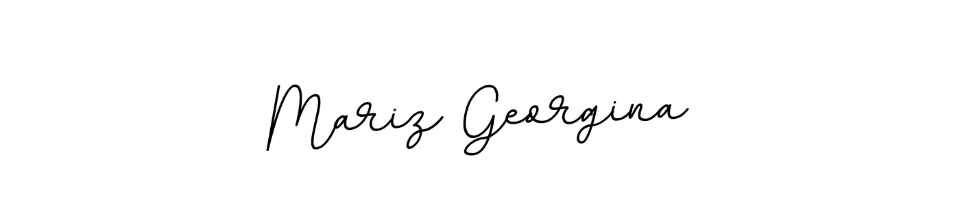 Make a beautiful signature design for name Mariz Georgina. With this signature (BallpointsItalic-DORy9) style, you can create a handwritten signature for free. Mariz Georgina signature style 11 images and pictures png