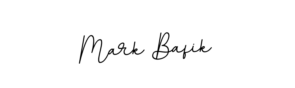 Use a signature maker to create a handwritten signature online. With this signature software, you can design (BallpointsItalic-DORy9) your own signature for name Mark Bafik. Mark Bafik signature style 11 images and pictures png